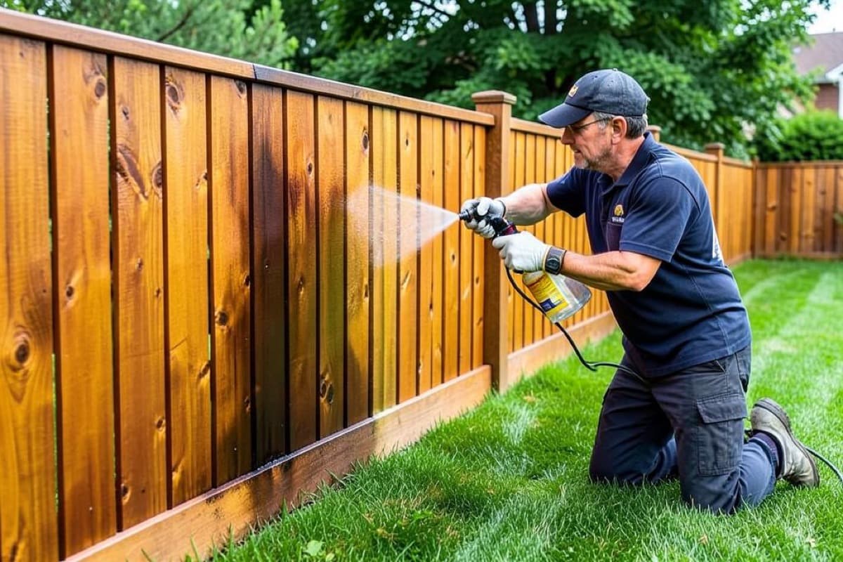 Fence Painting & Staining by Dunwoody Painters